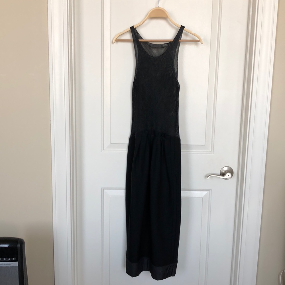 Black Tank Sheer Top Dress